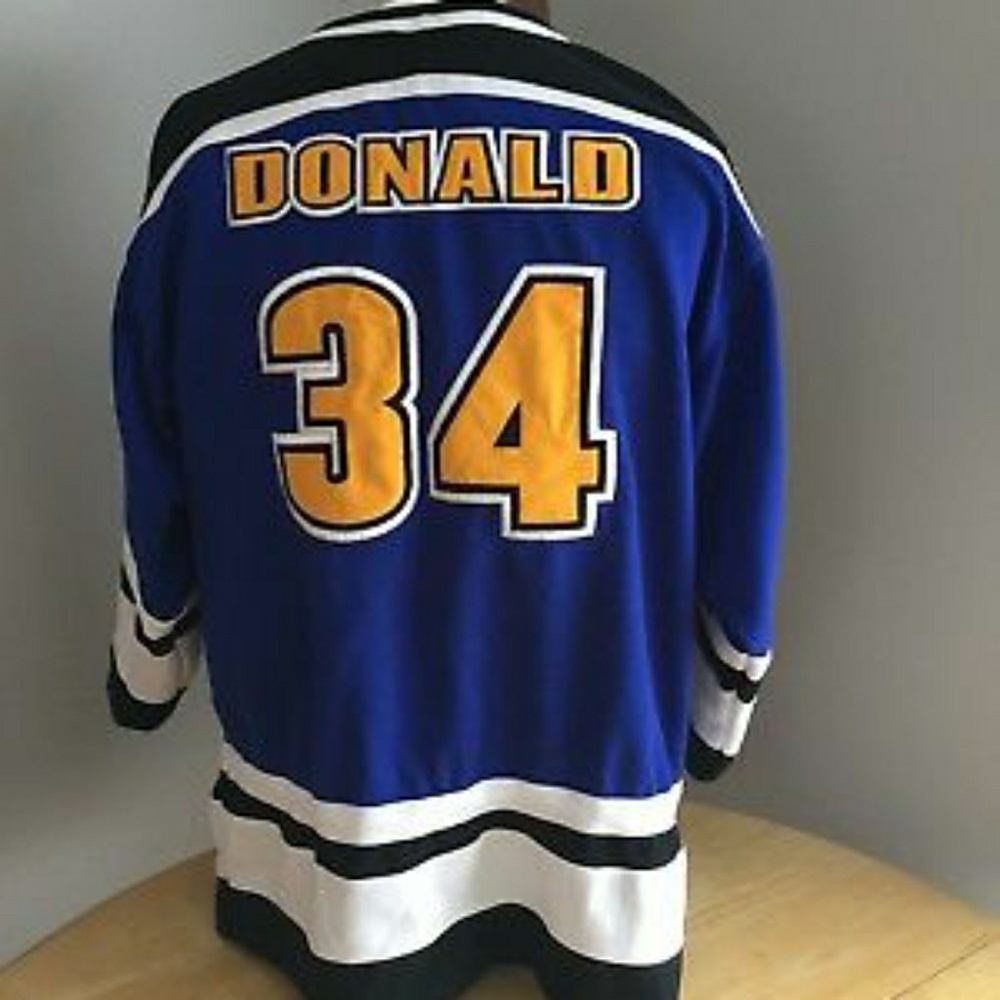 Disney donald duck mighty ducks jersey hockey